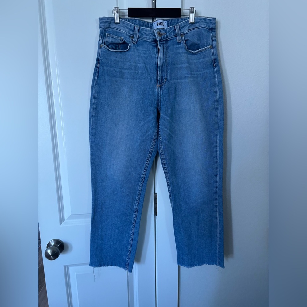 PAIGE Light Blue Ankle Jeans